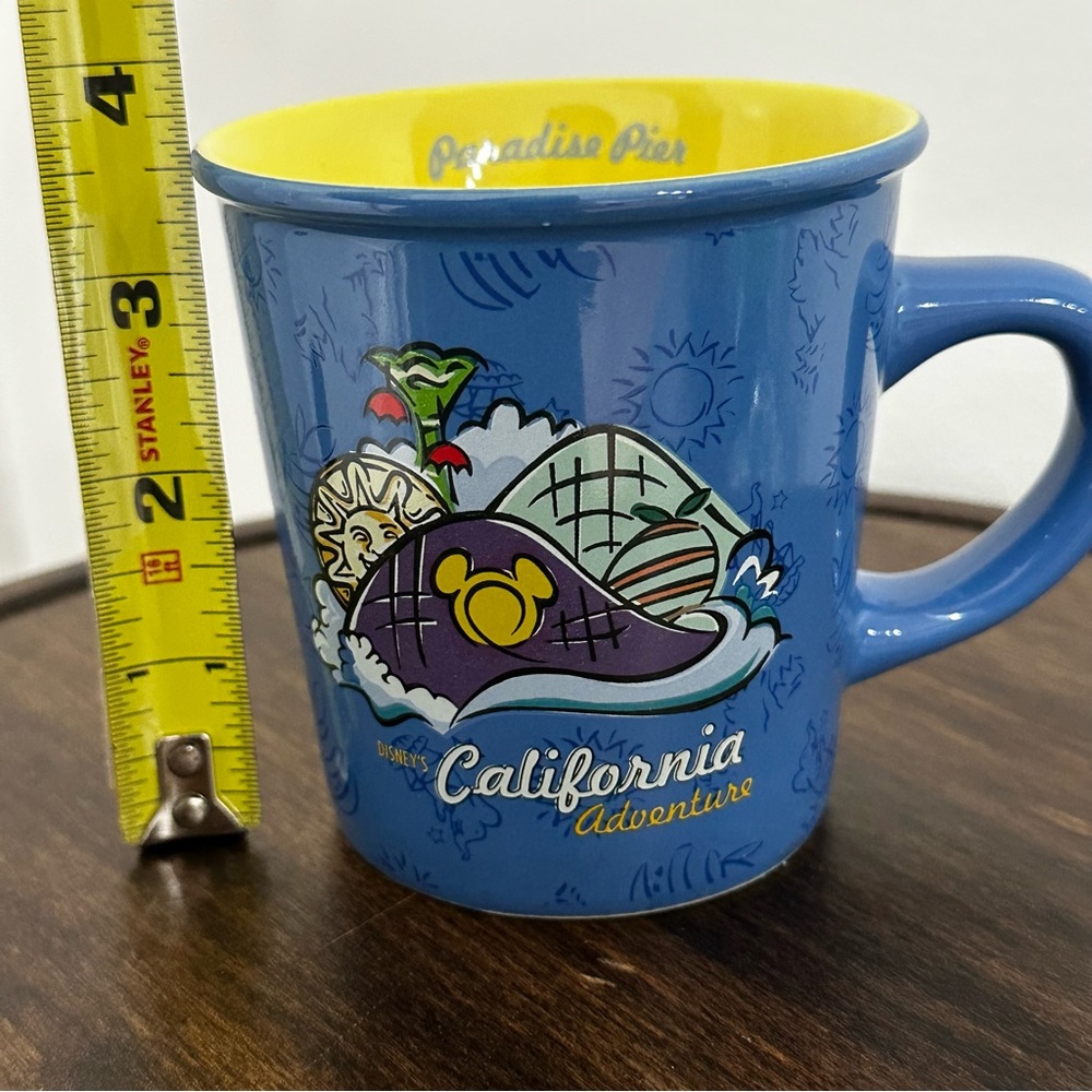 Vintage Disney California Adventure Paradise Pier Blue Mug - Exclusive - Picture 5 of 6